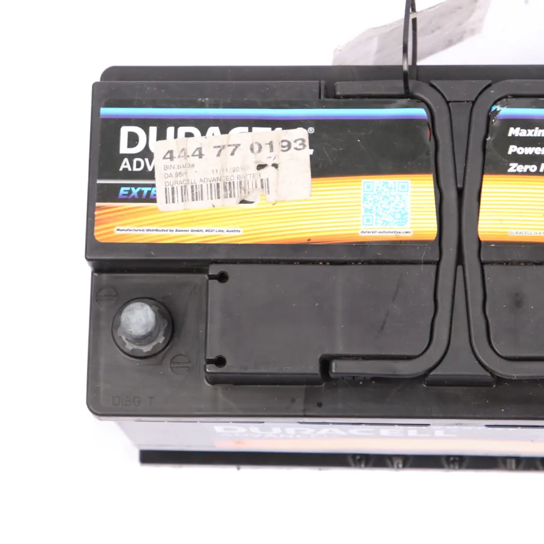 DURACELL Advanced Extended Accumulator Battery 95Ah 780A 12V to with Part number Duracell 95Ah Accumulator DURACELL Advanced Extended Accumulator Battery 95Ah 780A 12V - SKU Duracell 95Ah Accumulator - Part number Duracell 95Ah Accumulator