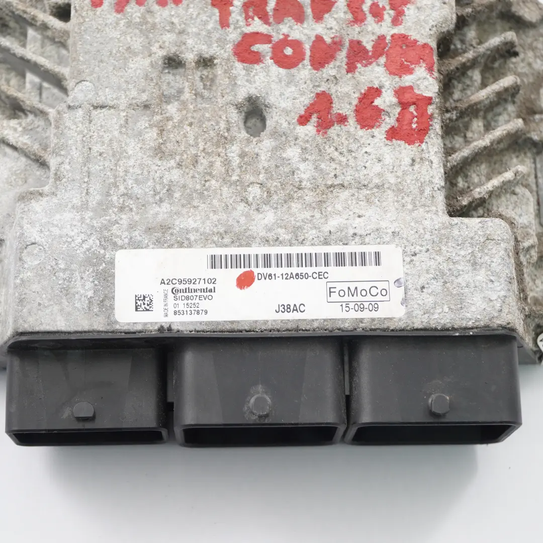 Ford Transit Connect 1.6 TDCI Engine Control ECU Module Manual - SKU DV6112A650CEC - Part number DV6112A650CEC