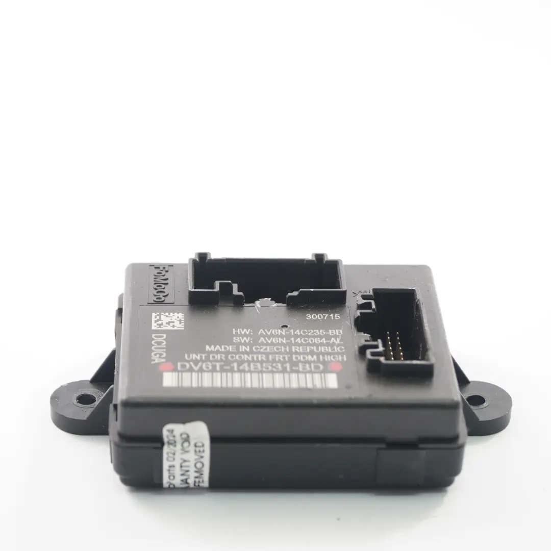 Module porte avant droit Unité de contrôle ECU pour Ford Transit Connect à propos du numéro de pièce DV6T14B531BD Ford Transit Connect Module porte avant droit Unité de contrôle ECU - SKU DV6T14B531BD - Numéro de pièce DV6T14B531BD