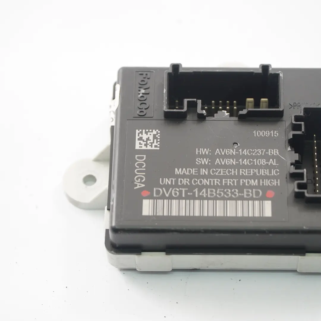 Tür modul vorne links Steuergerät ECU für Ford Transit Connect mit Teilenummer DV6T14B533BD Ford Transit Connect Tür modul vorne links Steuergerät ECU - SKU DV6T14B533BD - Teilenummer DV6T14B533BD