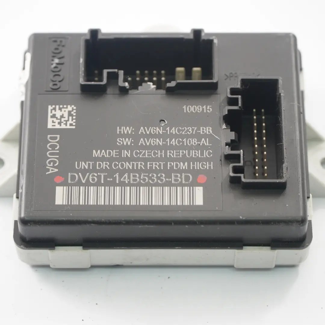 Door Module Front Left N/S Control Unit ECU to Ford Transit Connect with Part number DV6T14B533BD Ford Transit Connect Door Module Front Left N/S Control Unit ECU - SKU DV6T14B533BD - Part number DV6T14B533BD