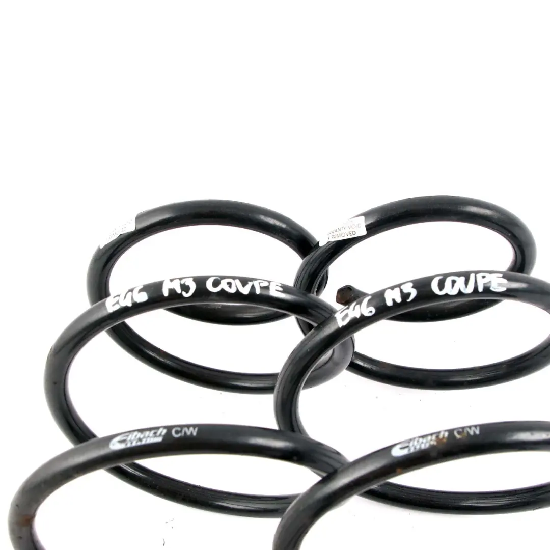 Coil Spring Set Front Rear Left Right N/O/S Eibach to BMW E46 M3 Coupe with Part number E46 M3 Coil Spring Set BMW E46 M3 Coupe Coil Spring Set Front Rear Left Right N/O/S Eibach - SKU E46 M3 Coil Spring Set - Part number E46 M3 Coil Spring Set