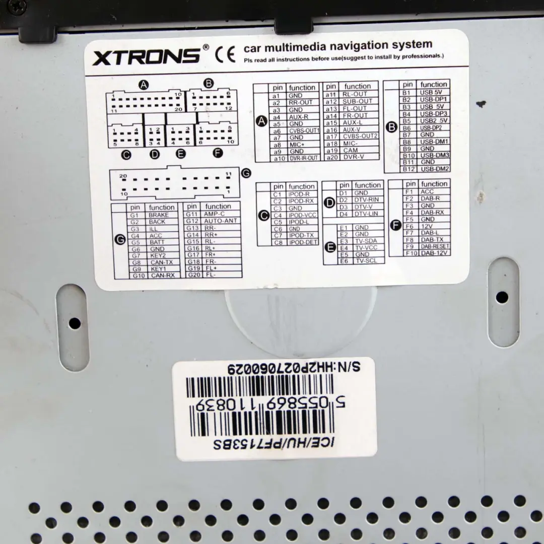 Multimedia Navigation System Screen GPS Android 2-DIN to BMW X5 Car with Part number E53 Xtrons BMW X5 Car Multimedia Navigation System Screen GPS Android 2-DIN - SKU E53 Xtrons - Part number E53 Xtrons