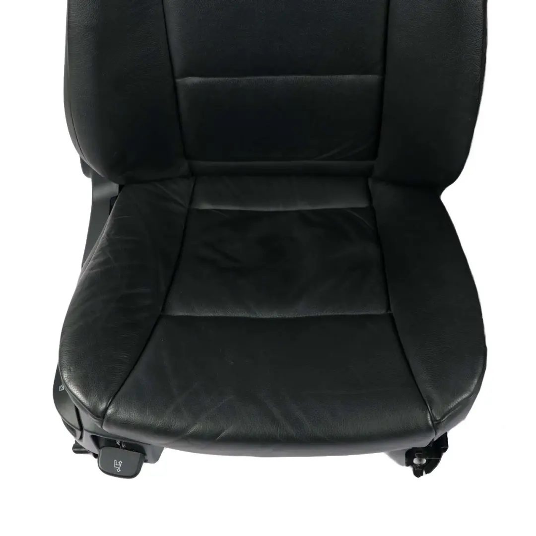 BMW 5 Series E60 Saloon Black Leather Interior Seats Seat With Door Cards - SKU E60 Black Leather Seats-1 - Part number 7113103
