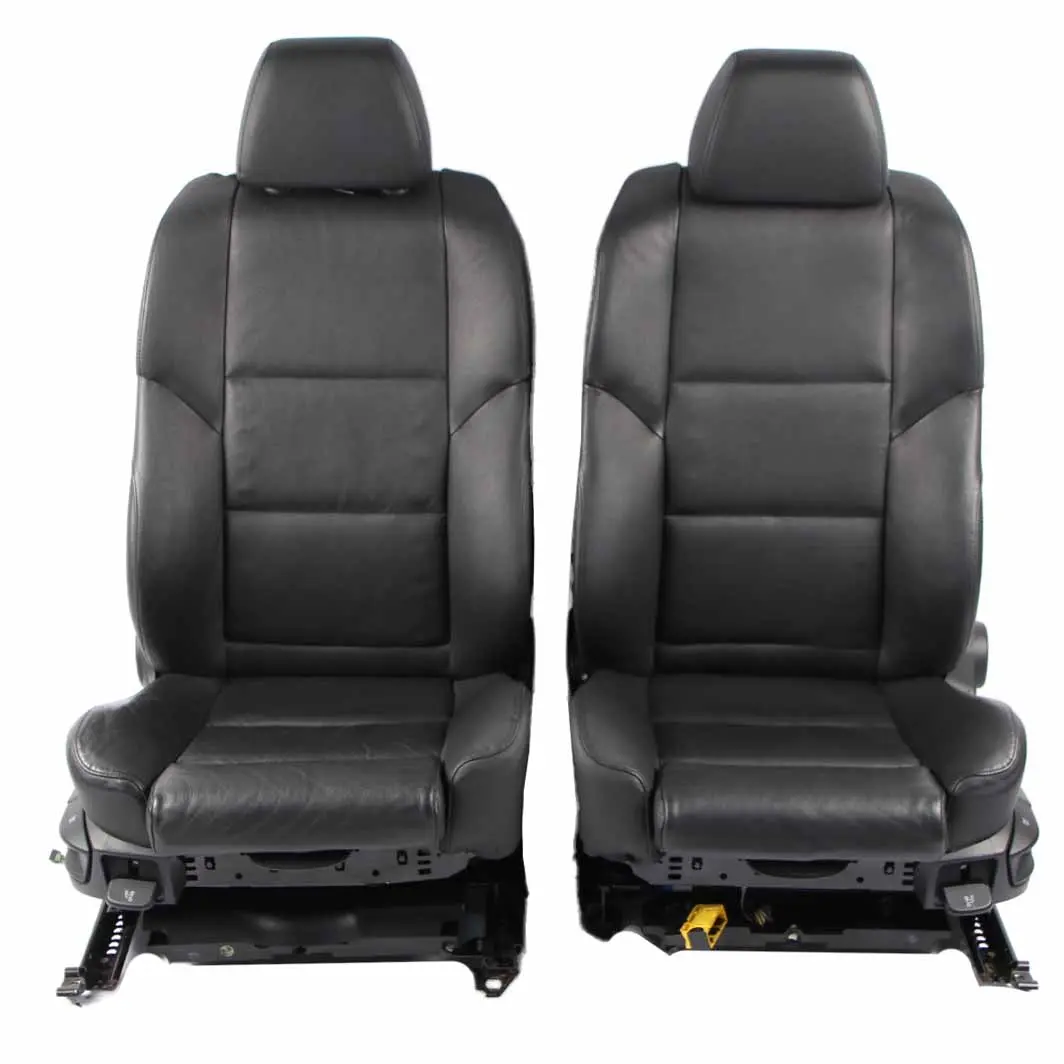 Leather Seats BMW E60 Sport Black Dakota Interior Front Driver Passenger to with Part number E60 E61 Heated Black Leather Front Seats Leather Seats BMW E60 Sport Black Dakota Interior Front Driver Passenger - SKU E60 E61 Heated Black Leather Front Seats - Part number E60 E61 Heated Black Leather Front Seats