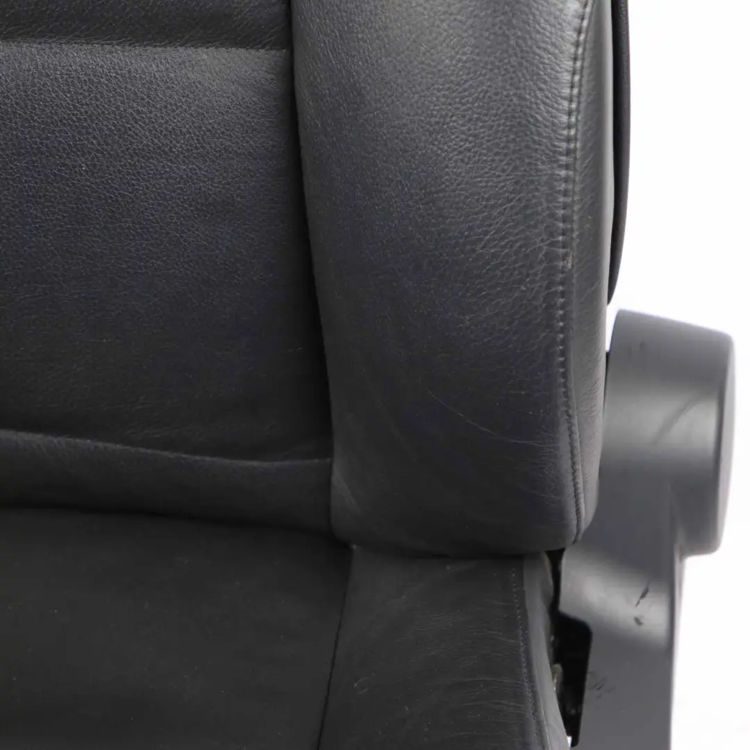  Leather Seats BMW E60 Sport Black Dakota Interior Front Driver Passenger - SKU E60 E61 Heated Black Leather Front Seats - Part number E60 E61 Heated Black Leather Front Seats