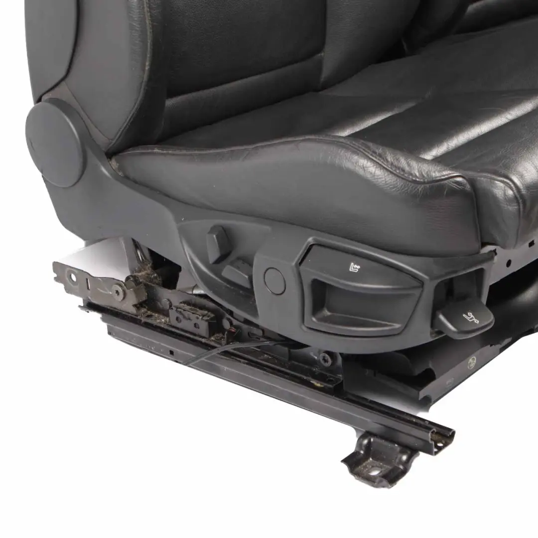  Leather Seats BMW E60 Sport Black Dakota Interior Front Driver Passenger - SKU E60 E61 Heated Black Leather Front Seats - Part number E60 E61 Heated Black Leather Front Seats
