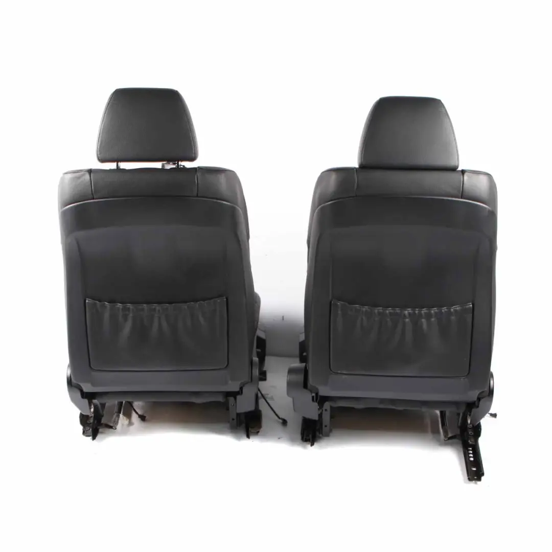  Leather Seats BMW E60 Sport Black Dakota Interior Front Driver Passenger - SKU E60 E61 Heated Black Leather Front Seats - Part number E60 E61 Heated Black Leather Front Seats