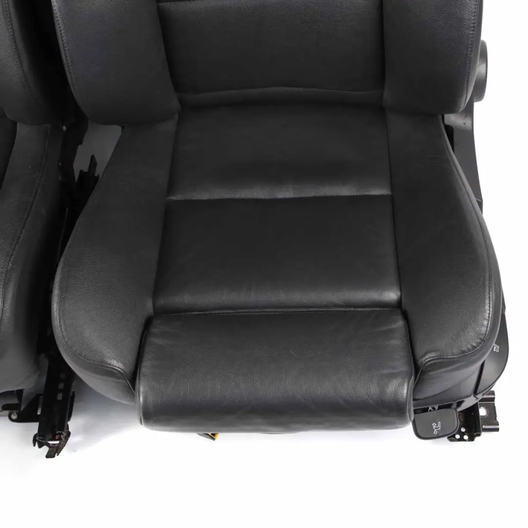  Leather Seats BMW E60 Sport Black Dakota Interior Front Driver Passenger - SKU E60 E61 Heated Black Leather Front Seats - Part number E60 E61 Heated Black Leather Front Seats