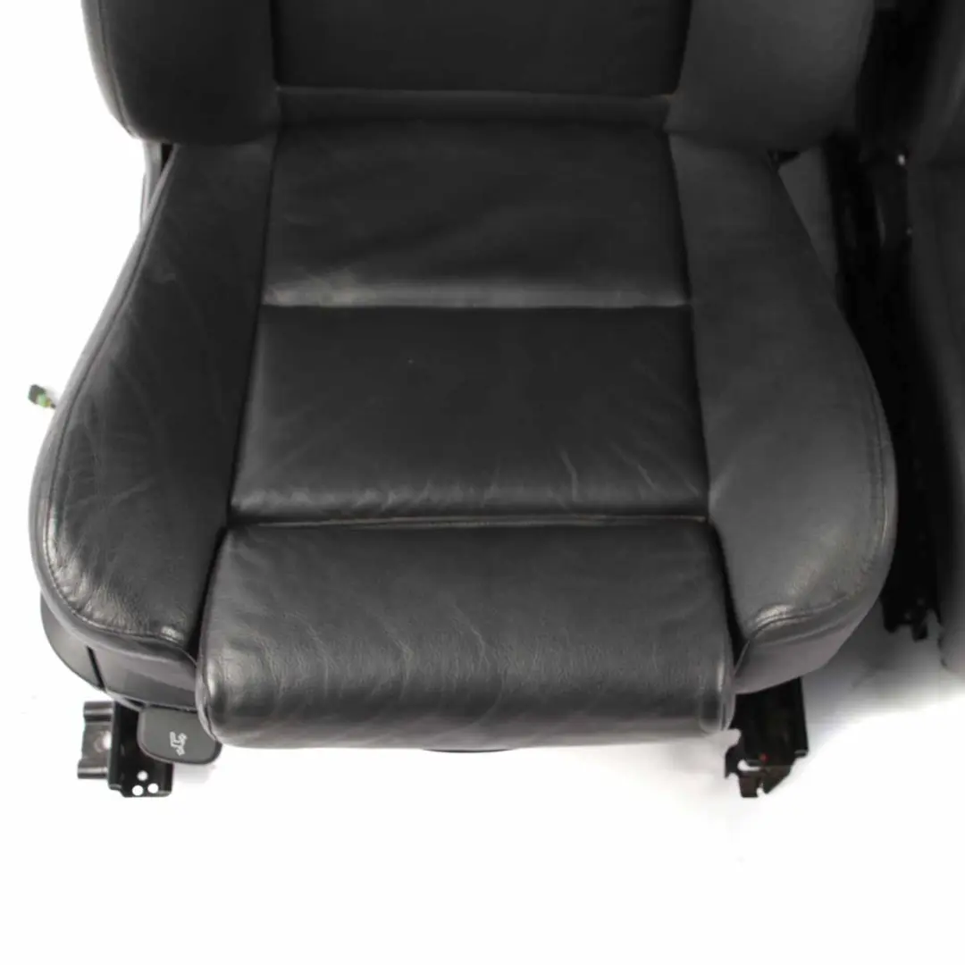  Leather Seats BMW E60 Sport Black Dakota Interior Front Driver Passenger - SKU E60 E61 Heated Black Leather Front Seats - Part number E60 E61 Heated Black Leather Front Seats
