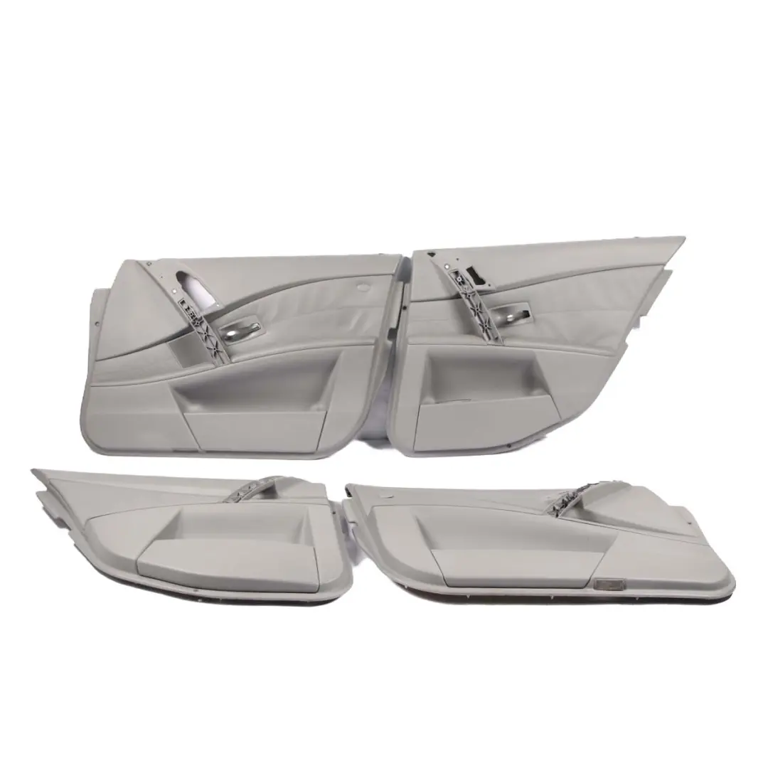 Seats Grey Leather Seat Front Rear Interior Set Electric Memory to BMW E60 M Sport with Part number 7076665 BMW E60 M Sport Seats Grey Leather Seat Front Rear Interior Set Electric Memory - SKU E60 Grey Leather Sport Seats Set (LCAD) - Part number 7076665