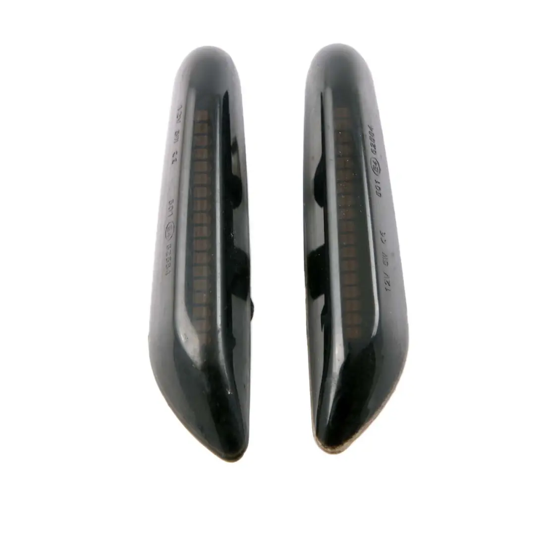 Left Right Side Turn Additional Indicator LED Black Set to BMW 5 Series 1 E60 E61 with Part number E60 Indicator LED Set BMW 5 Series 1 E60 E61 Left Right Side Turn Additional Indicator LED Black Set - SKU E60 Indicator LED Set-1 - Part number E60 Indicator LED Set