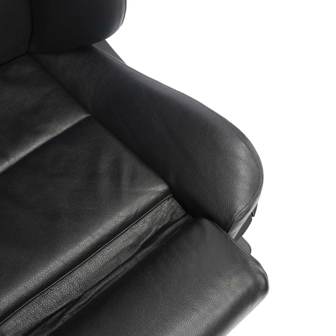 BMW Berlina Asientos Deportivos Cuero Negro Calefactados Tarjeta Puerta - SKU E60 LCI Sport Black Leather (LCSW) - Número de pieza E60 LCI