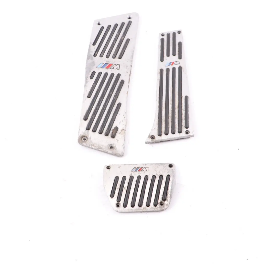 BMW E87 E90 E60 M Performance Aluminium Pedal Cover Set Automatic Transmission - SKU E60 Pedal Cover Set-1 - Part number E60 Pedal Cover Set