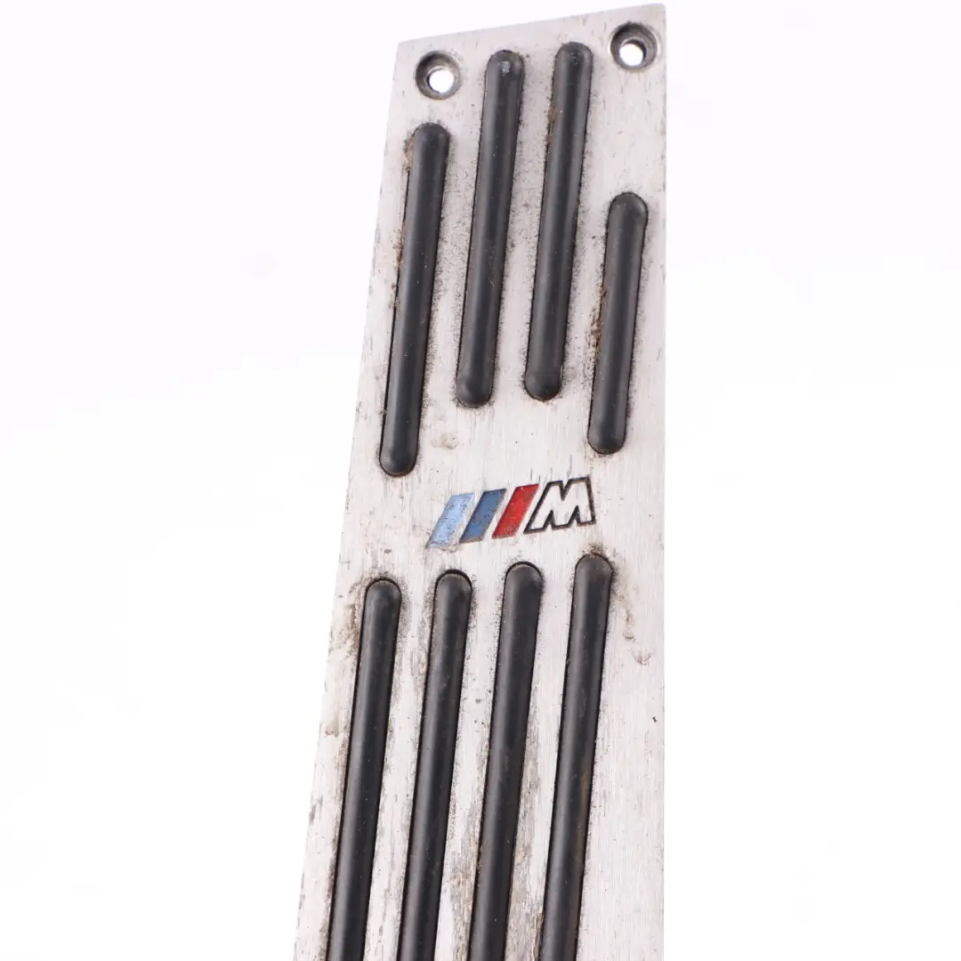 Aluminium Pedal Cover Set Automatic Transmission to BMW E87 E90 E60 M Performance with Part number E60 Pedal Cover Set BMW E87 E90 E60 M Performance Aluminium Pedal Cover Set Automatic Transmission - SKU E60 Pedal Cover Set-1 - Part number E60 Pedal Cover Set