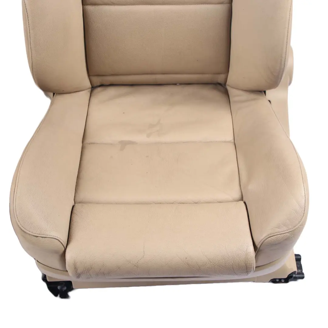 Seats BMW E60 Saloon Beige Leather Interior Set Front Rear Seat Memory to Sport with Part number 7076449 Sport Seats BMW E60 Saloon Beige Leather Interior Set Front Rear Seat Memory - SKU E60 Sport Beige Leather (LCBA) - Part number 7076449