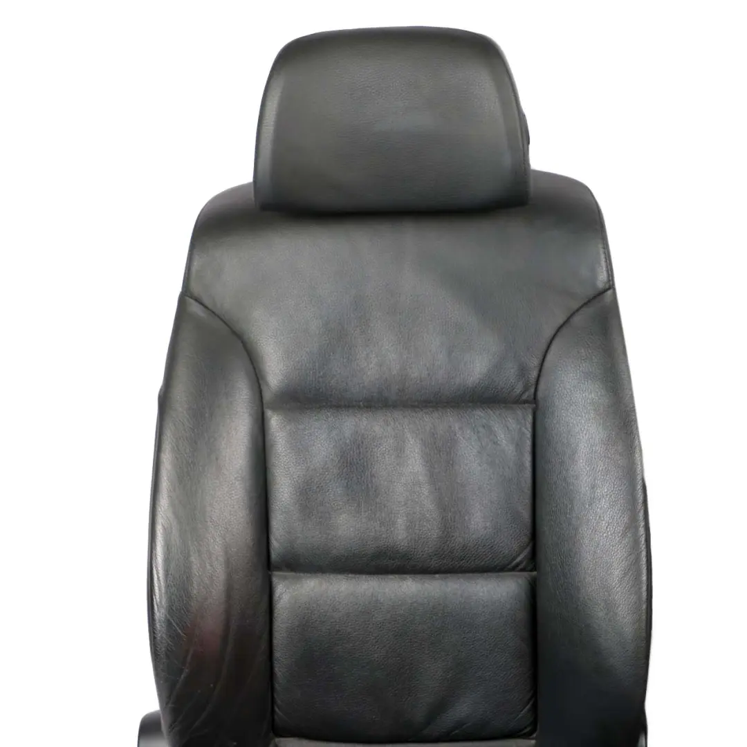 BMW E61 LCI Touring Heated Set Black Leather Interior Seats Seat with Door Cards - SKU E61 LCI Set Seats Black Leather-1 - Part number 7113103