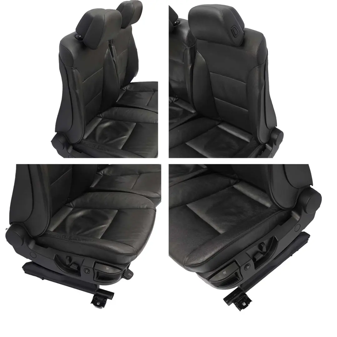 BMW 5 er LCI Touring Black Schwarz Leder Innensitze Sitze Vorne Hinten Sitz - SKU E61 Seats Black Leather - Teilenummer E61