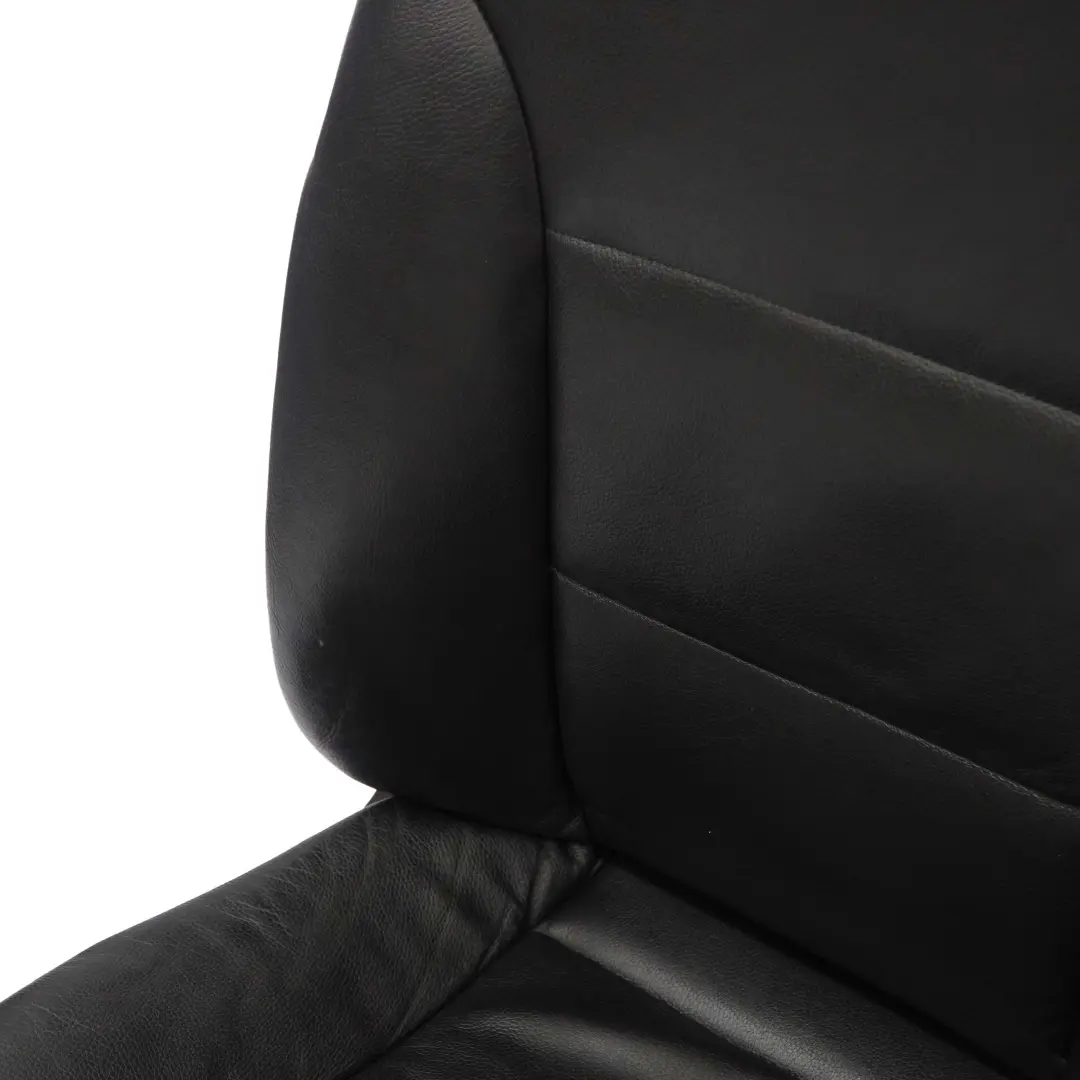 Leather Interior Seats Seat with Airbag and Door Cards BMW LCI Touring Black - SKU E61 Seats Black Leather - Part number E61