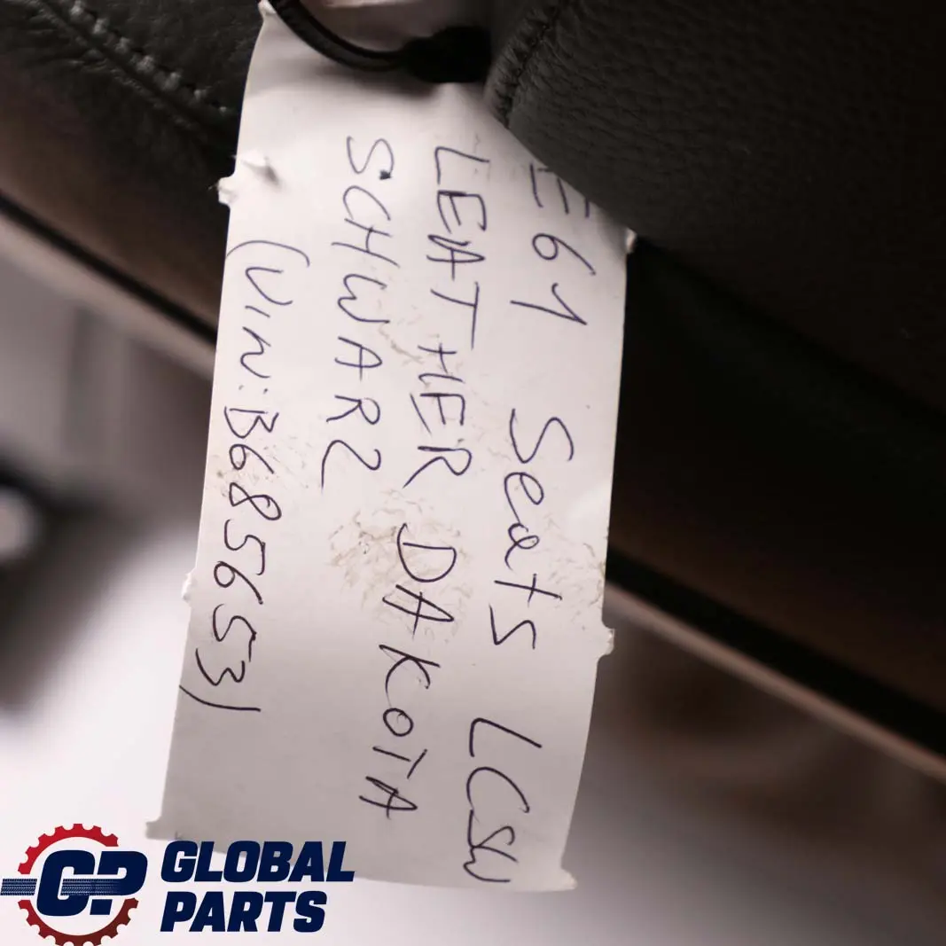 Leather Interior Seats Seat With Door Cards to BMW Touring Sport Black with Part number E61 BMW Touring Sport Black Leather Interior Seats Seat With Door Cards - SKU E61 Sport Black Leather Seats - Part number E61