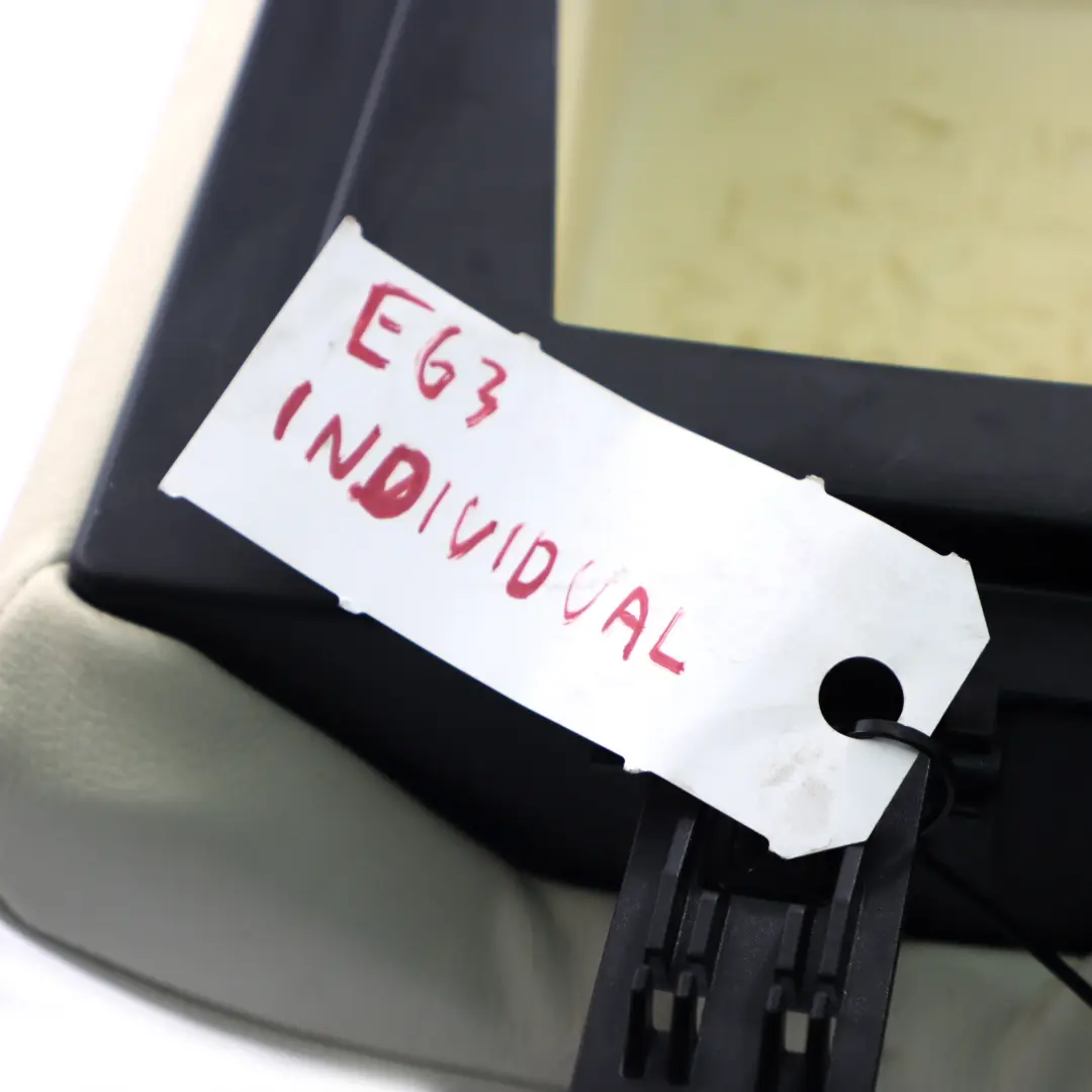 BMW E63 Bracciolo Copertura bracciolo sedile posteriore individuale pelle - SKU E63 Armrest Individual - Numero di parte 9137391