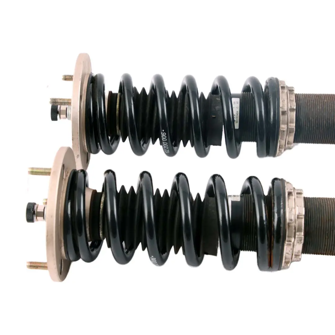 Left Right Adjustable Spring Shock Absorber Coilover Set to BMW Rear with Part number 62 200 206 BMW Rear Left Right Adjustable Spring Shock Absorber Coilover Set - SKU E63 BC Racing - Part number 62 200 206