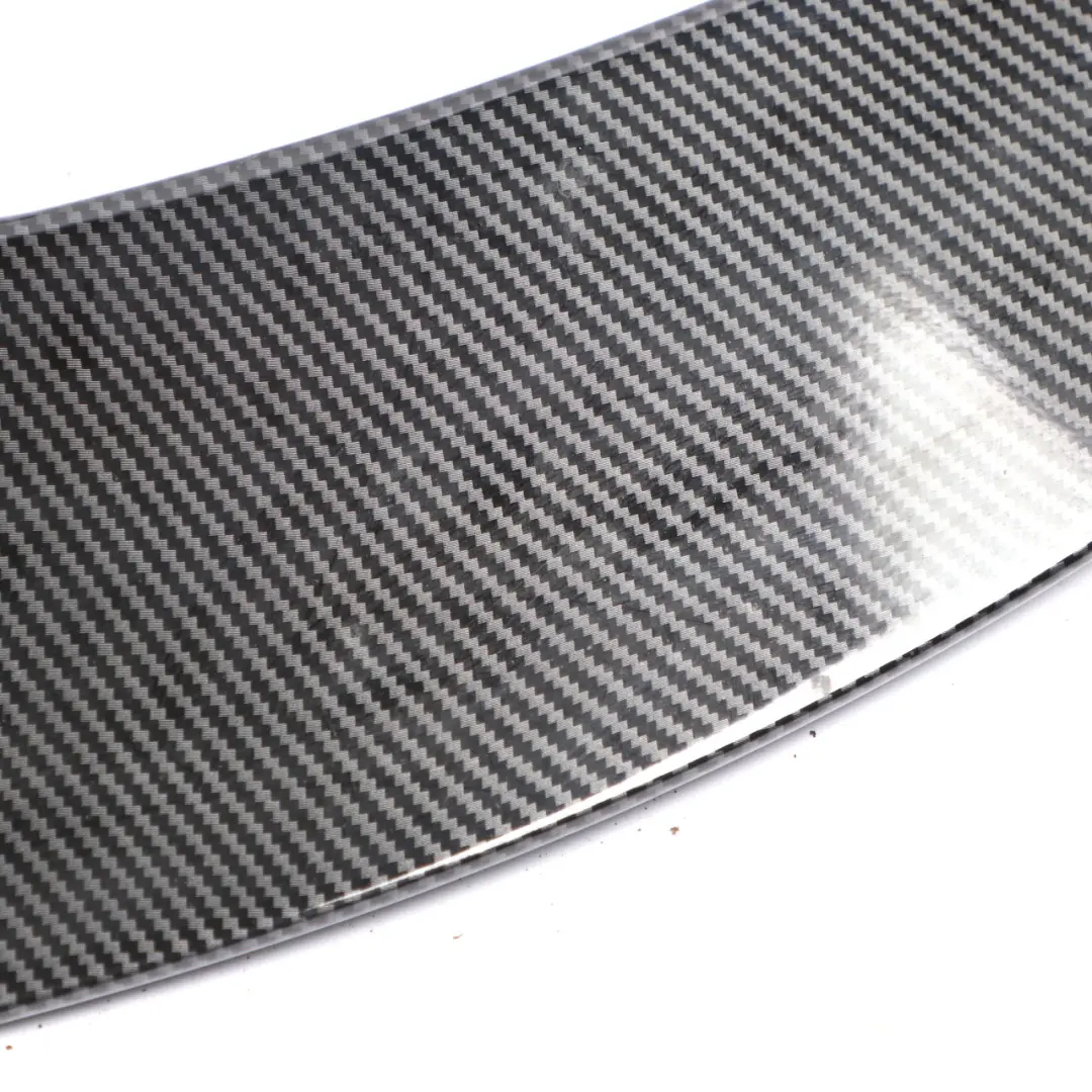 BMW E81 E87 Boot Lid Tailgate Saloon Rear Trunk Lid Spoiler Black Carbon - SKU E81/E87 Carbon Spoiler - Part number E81/E87 Carbon Spoiler