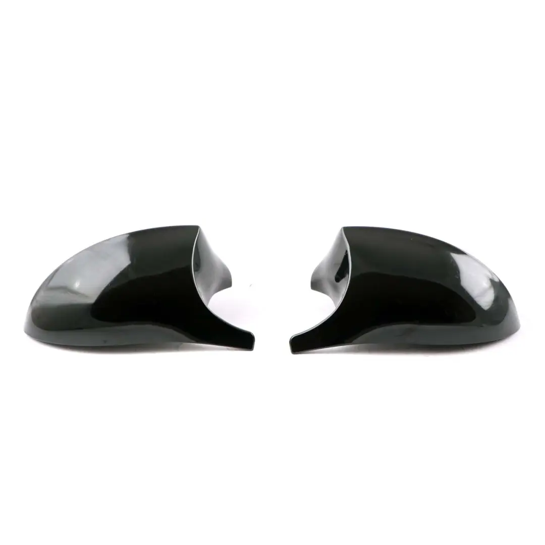 Wing Mirror Cover BMW E81 E82 E87 E88 Left Right N/O/S Cap Casing Black Set - SKU E81 E87 Mirror Cover Set - Part number E81 E87 Mirror Cover Set