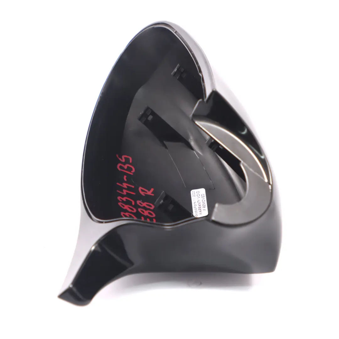  Wing Mirror Cover BMW E81 E82 E87 E88 Left Right N/O/S Cap Casing Black Set - SKU E81 E87 Mirror Cover Set - Part number E81 E87 Mirror Cover Set