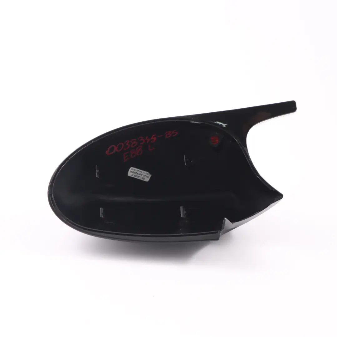  Wing Mirror Cover BMW E81 E82 E87 E88 Left Right N/O/S Cap Casing Black Set - SKU E81 E87 Mirror Cover Set - Part number E81 E87 Mirror Cover Set