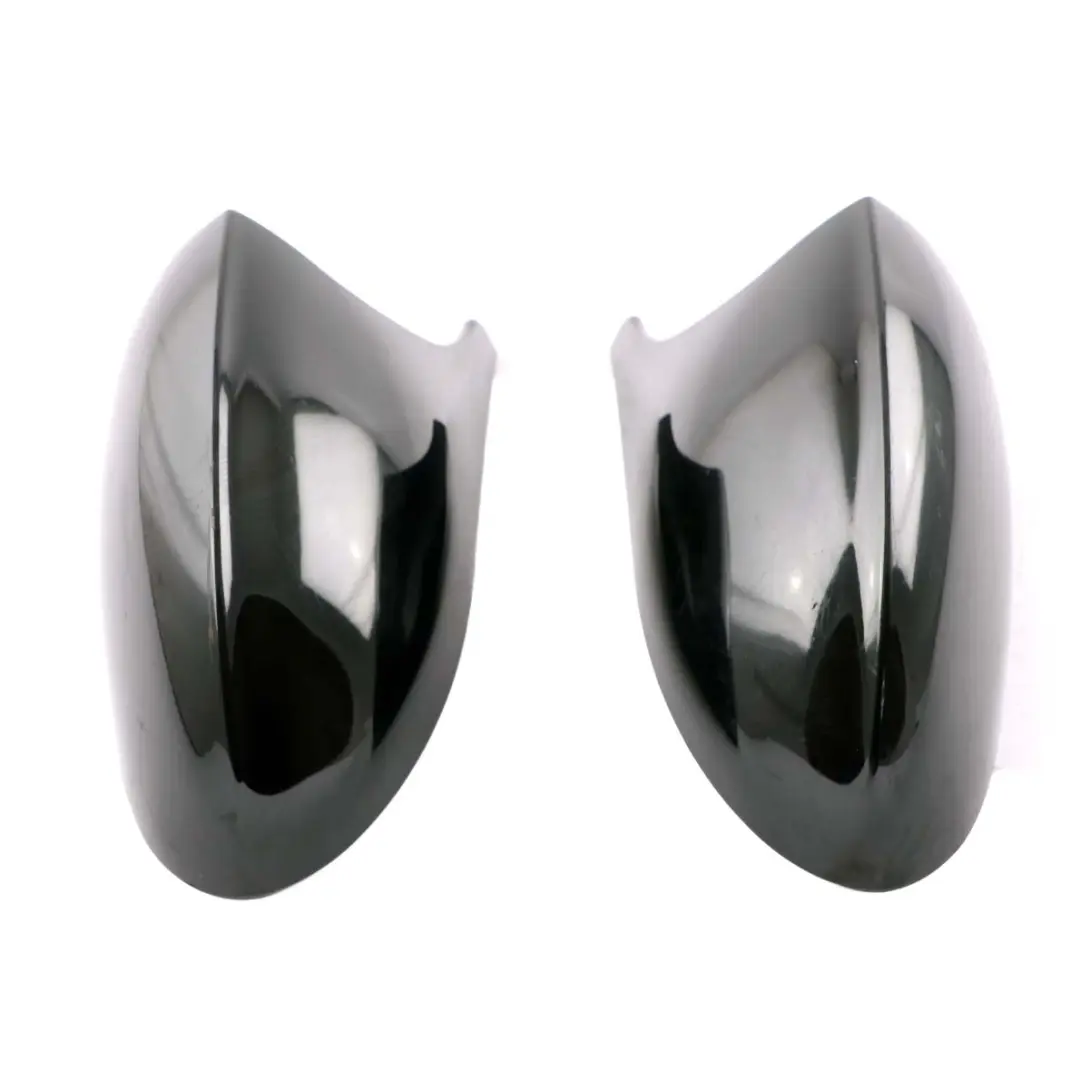  Wing Mirror Cover BMW E81 E82 E87 E88 Left Right N/O/S Cap Casing Black Set - SKU E81 E87 Mirror Cover Set - Part number E81 E87 Mirror Cover Set