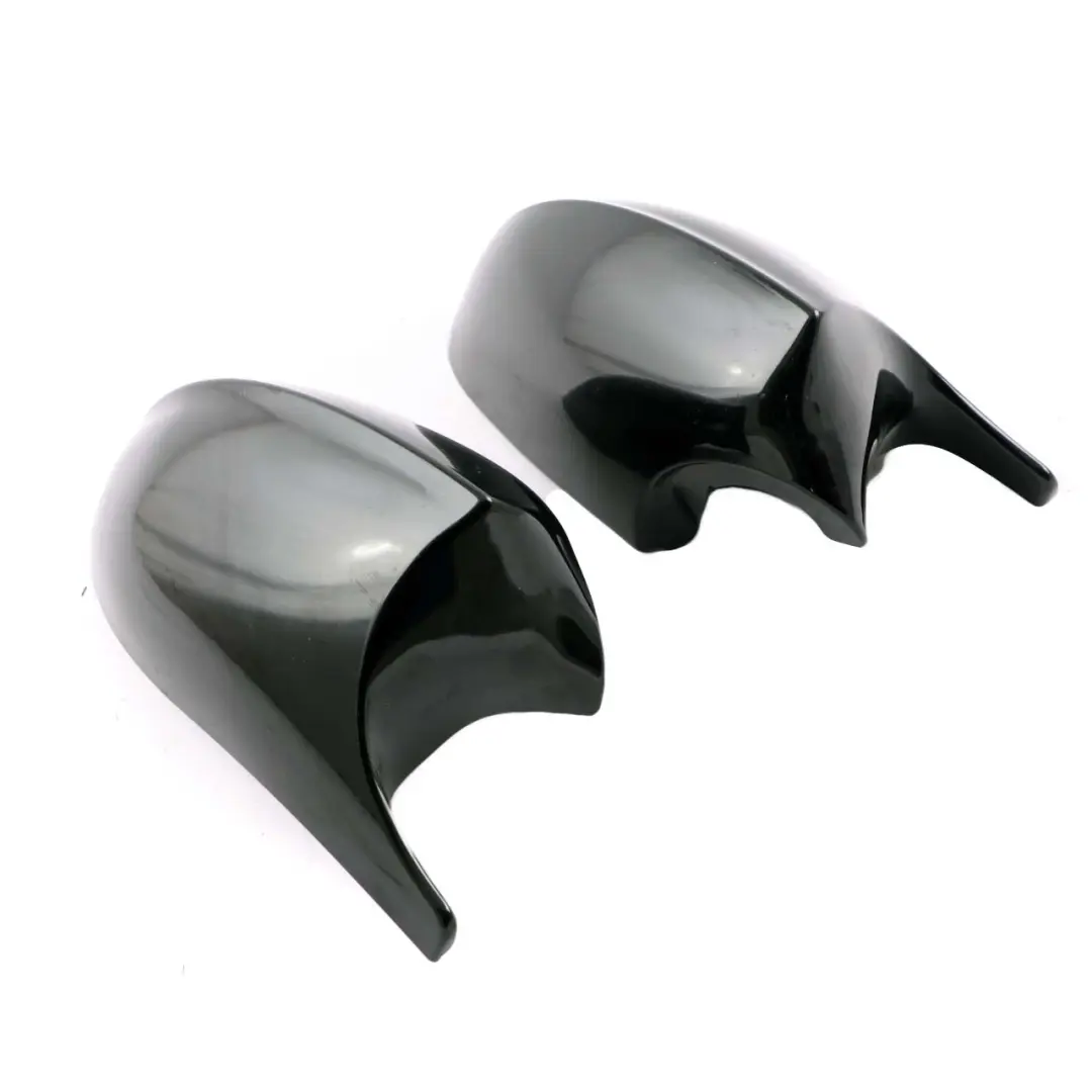 Wing Mirror Cover BMW E81 E82 E87 E88 Left Right N/O/S Cap Casing Black Set - SKU E81 E87 Mirror Cover Set - Part number E81 E87 Mirror Cover Set