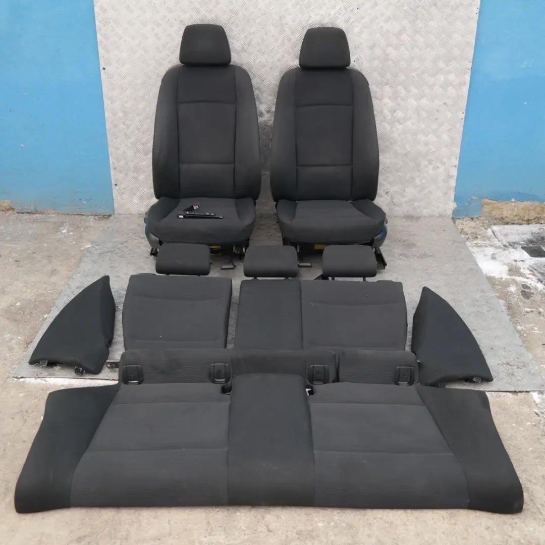 BMW 1 SERIES Heated Cloth Interior Seats Airbag Door Cards Anthrazit Black - SKU E81 Heated Cloth Seats - Part number E81