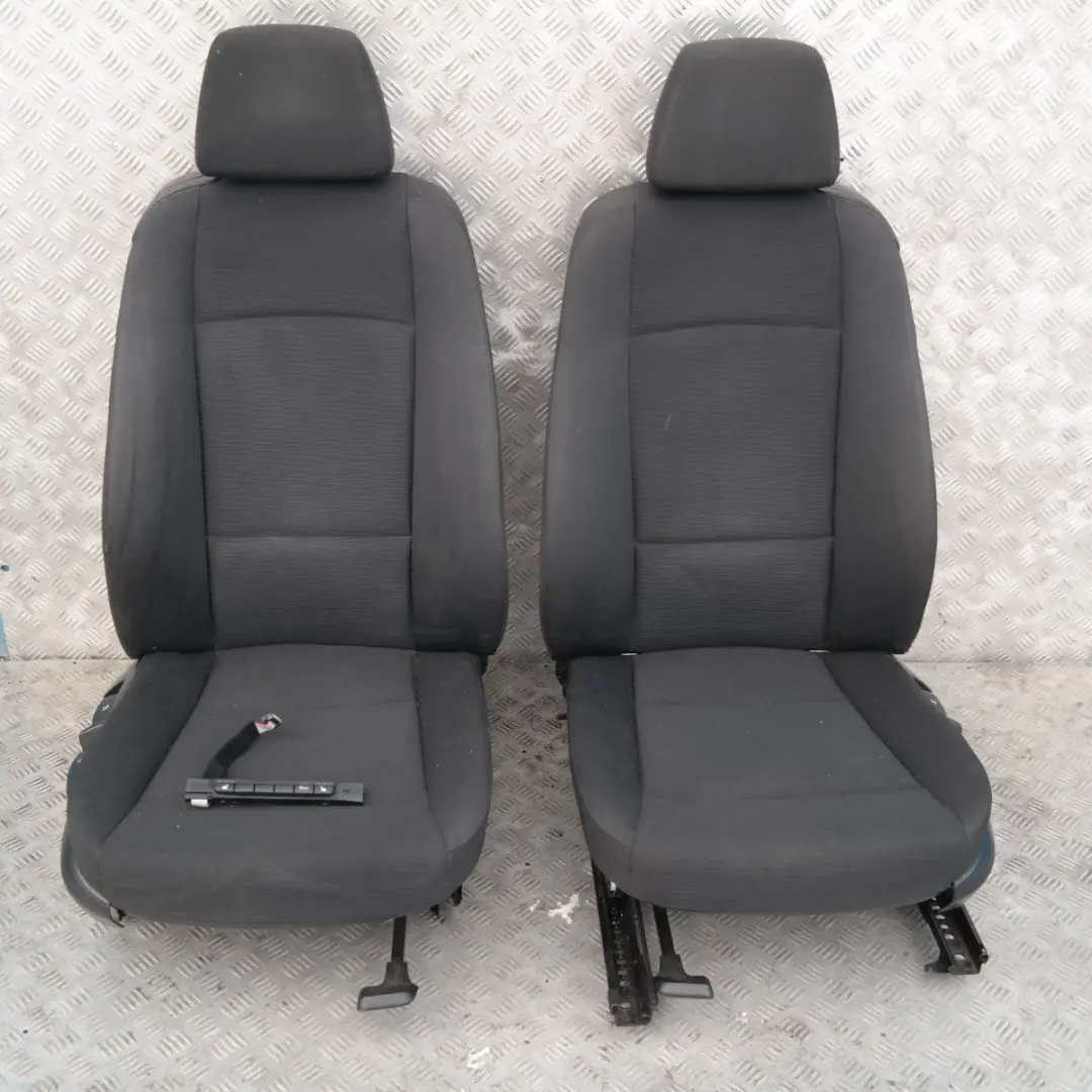 BMW 1 SERIES Heated Cloth Interior Seats Airbag Door Cards Anthrazit Black - SKU E81 Heated Cloth Seats - Part number E81