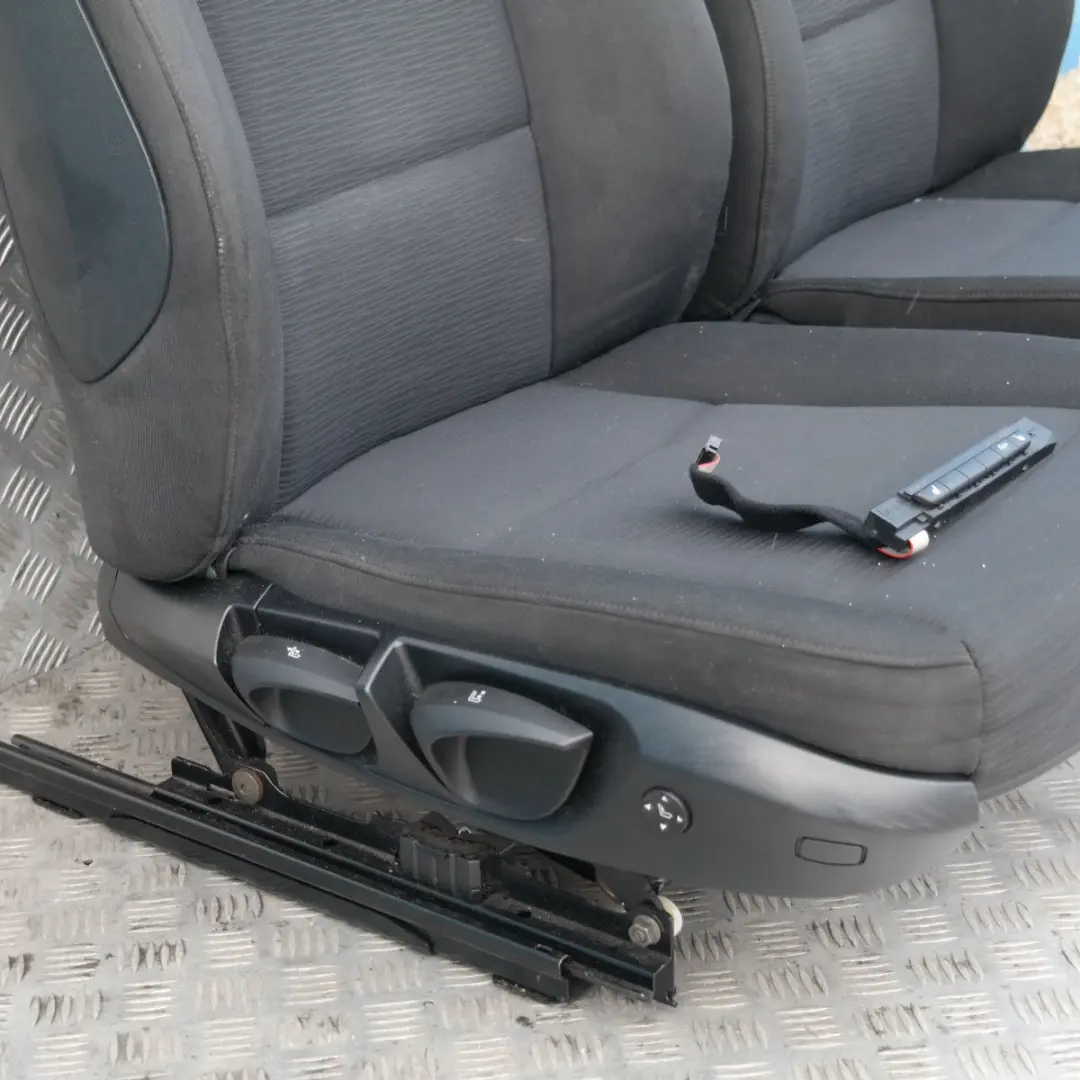 BMW 1 SERIES Heated Cloth Interior Seats Airbag Door Cards Anthrazit Black - SKU E81 Heated Cloth Seats - Part number E81