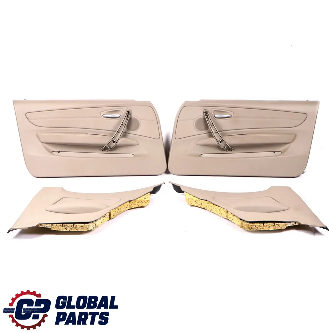 BMW 1 Series E81 M Sport Beige Leather Interior Seats Seat with Door Cards - SKU E81 M Sport Beige Leather Seats (LWA5) - Part number 7257452