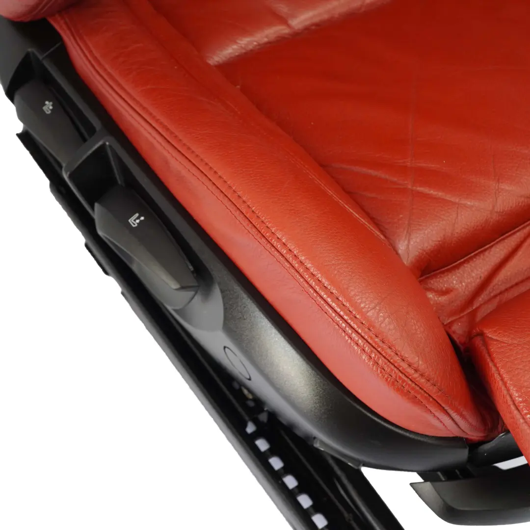 Seats Sport Red Leather Interior Front Rear Seat with Door Cards to BMW with Part number E81 BMW Seats Sport Red Leather Interior Front Rear Seat with Door Cards - SKU E81 M Sport Red Leather Seats - Part number E81