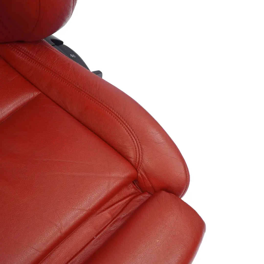BMW Fotel Fotele Kanapa Czerwona Skóra Sport - SKU E81 M Sport Red Leather Seats - Numer Części E81
