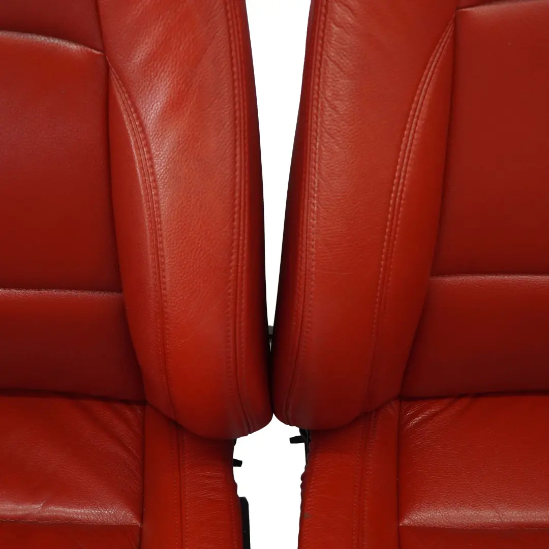 BMW Seats Sport Red Leather Interior Front Rear Seat with Door Cards - SKU E81 M Sport Red Leather Seats - Part number E81