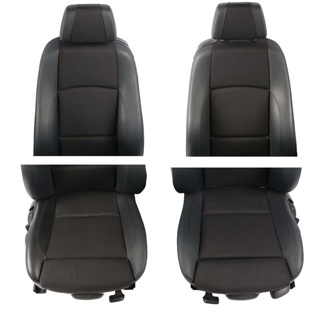 Seats BMW E81 M Sport Black Cloth / Imitation Leather Seat Front Rear Door Cards to with Part number 8039696 Seats BMW E81 M Sport Black Cloth / Imitation Leather Seat Front Rear Door Cards - SKU E81 Set Sport Seats (GCSW) - Part number 8039696