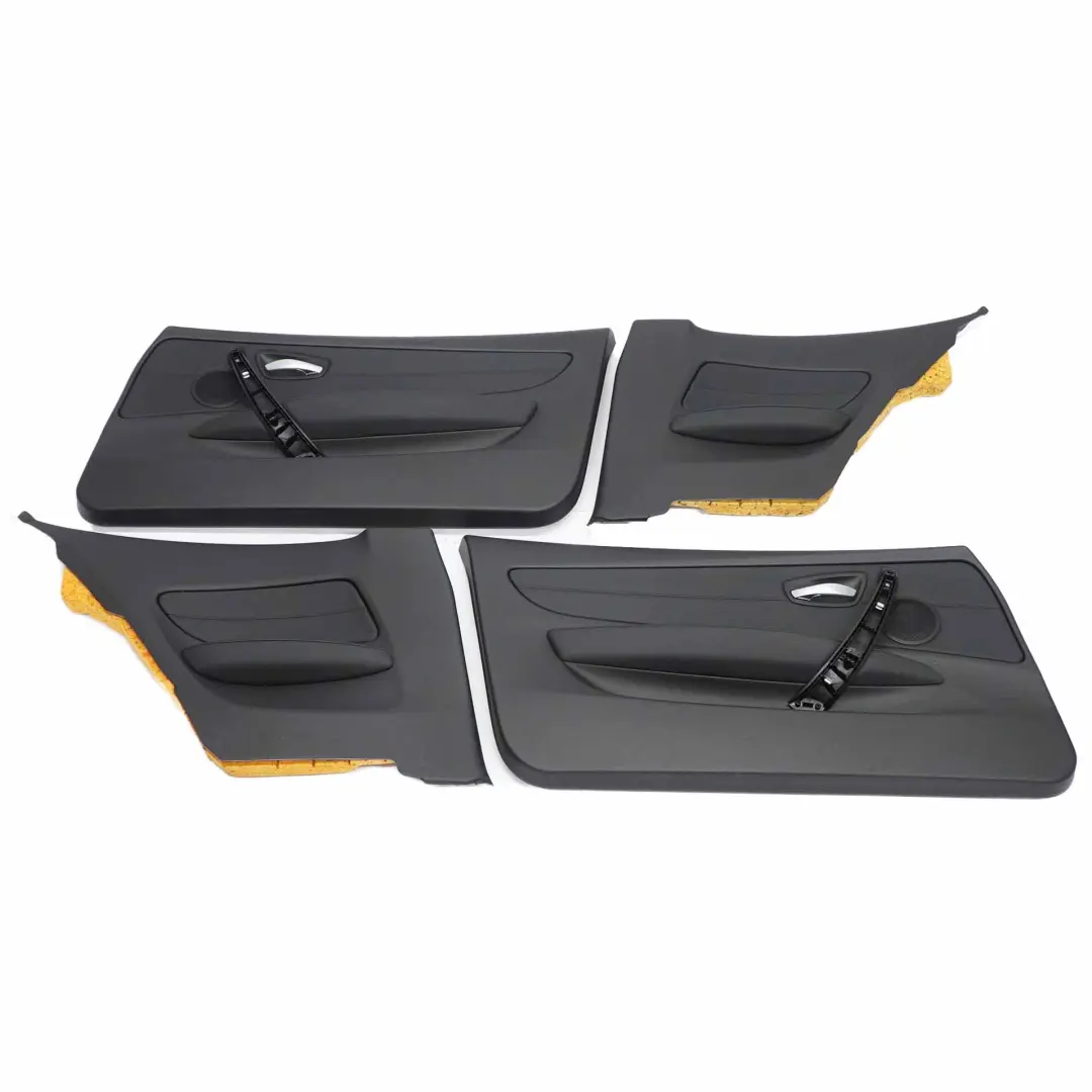 BMW M Sport Schwarz Leder Innensitze Vorne Hinten Sitze + Türverkleidung - SKU E81 Sport Seats Black Leather - Teilenummer E81
