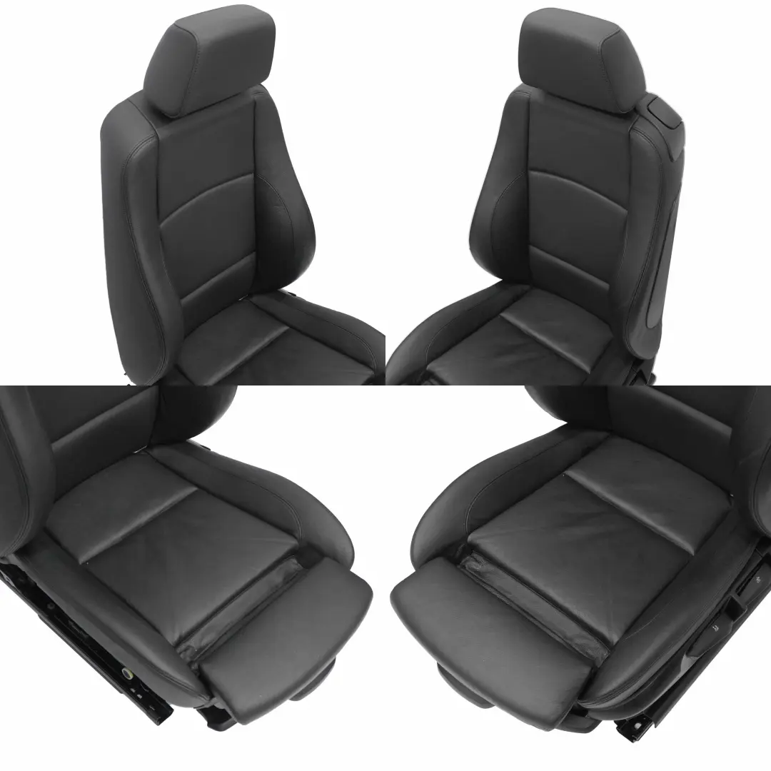 Asientos Interior De Cuero Negro Con Airbag y Tarjetas De Puerta para BMW M Sport con número de pieza E81 BMW M Sport Asientos Interior De Cuero Negro Con Airbag y Tarjetas De Puerta - SKU E81 Sport Seats Black Leather - Número de pieza E81