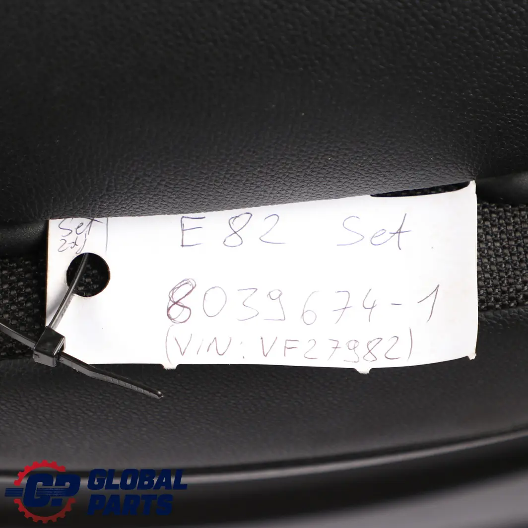 Cloth / Imitation Leather Seats Front Rear Seat Seat Door Cards to BMW Coupe with Part number E82 BMW Coupe Cloth / Imitation Leather Seats Front Rear Seat Seat Door Cards - SKU E82 Set Sport Seats (GCSW) - Part number E82