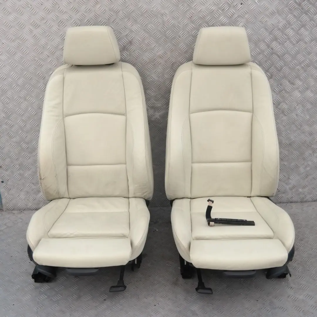 BMW 1 SERIES E82 Sport Heated Lemon Leather Interior Seats Airbag Door Cards - SKU E82 Sport Lemon Leather Seats - Part number E81