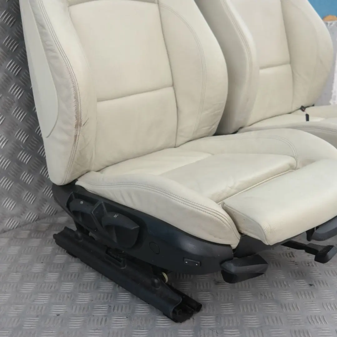 BMW 1 SERIES E82 Sport Heated Lemon Leather Interior Seats Airbag Door Cards - SKU E82 Sport Lemon Leather Seats - Part number E81