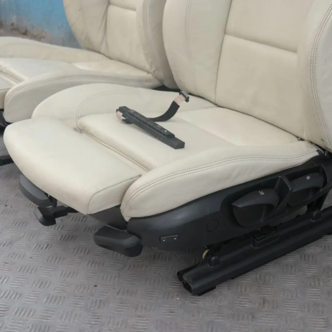 BMW 1 SERIES E82 Sport Heated Lemon Leather Interior Seats Airbag Door Cards - SKU E82 Sport Lemon Leather Seats - Part number E81