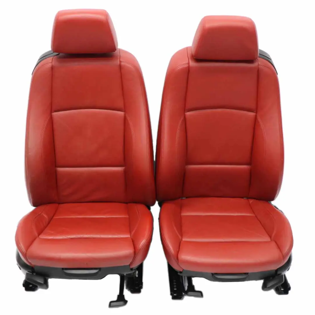 Sièges chauffants cuir rouge Boston Korall Intérieur rouge pour BMW Coupe M Sport à propos du numéro de pièce E82 BMW Coupe M Sport Sièges chauffants cuir rouge Boston Korall Intérieur rouge - SKU E82 Sport Red Leather Seats - Numéro de pièce E82