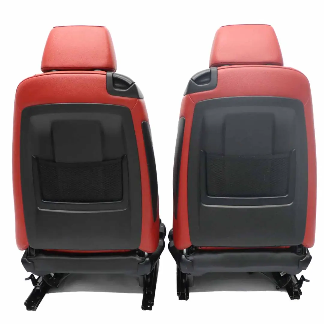 calefacción cuero rojo Boston Korall Rojo Asientos para BMW Coupe M Sport con número de pieza E82 BMW Coupe M Sport calefacción cuero rojo Boston Korall Rojo Asientos - SKU E82 Sport Red Leather Seats - Número de pieza E82