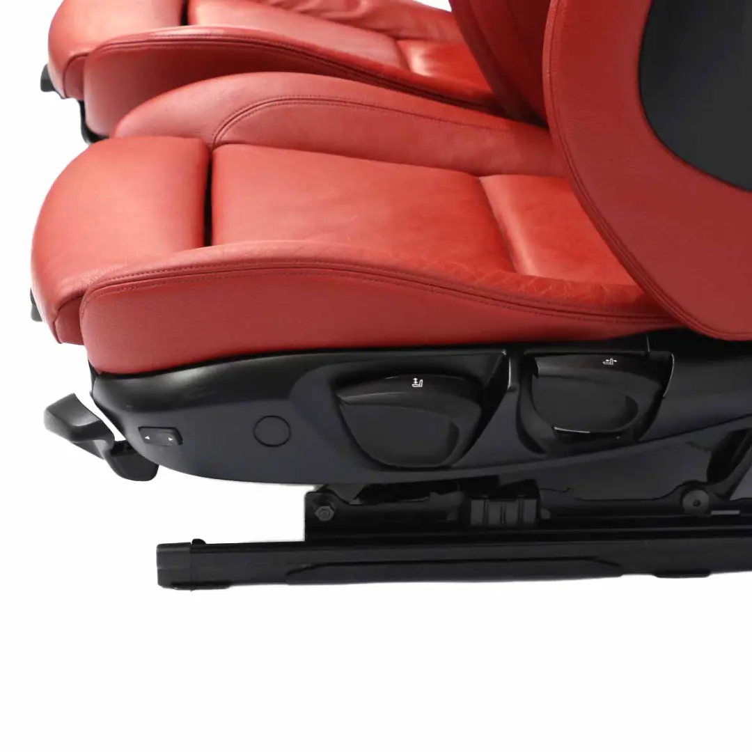 BMW Coupe M Sport Heated Red Leather Boston Korall Red Interior Seats - SKU E82 Sport Red Leather Seats - Part number E82