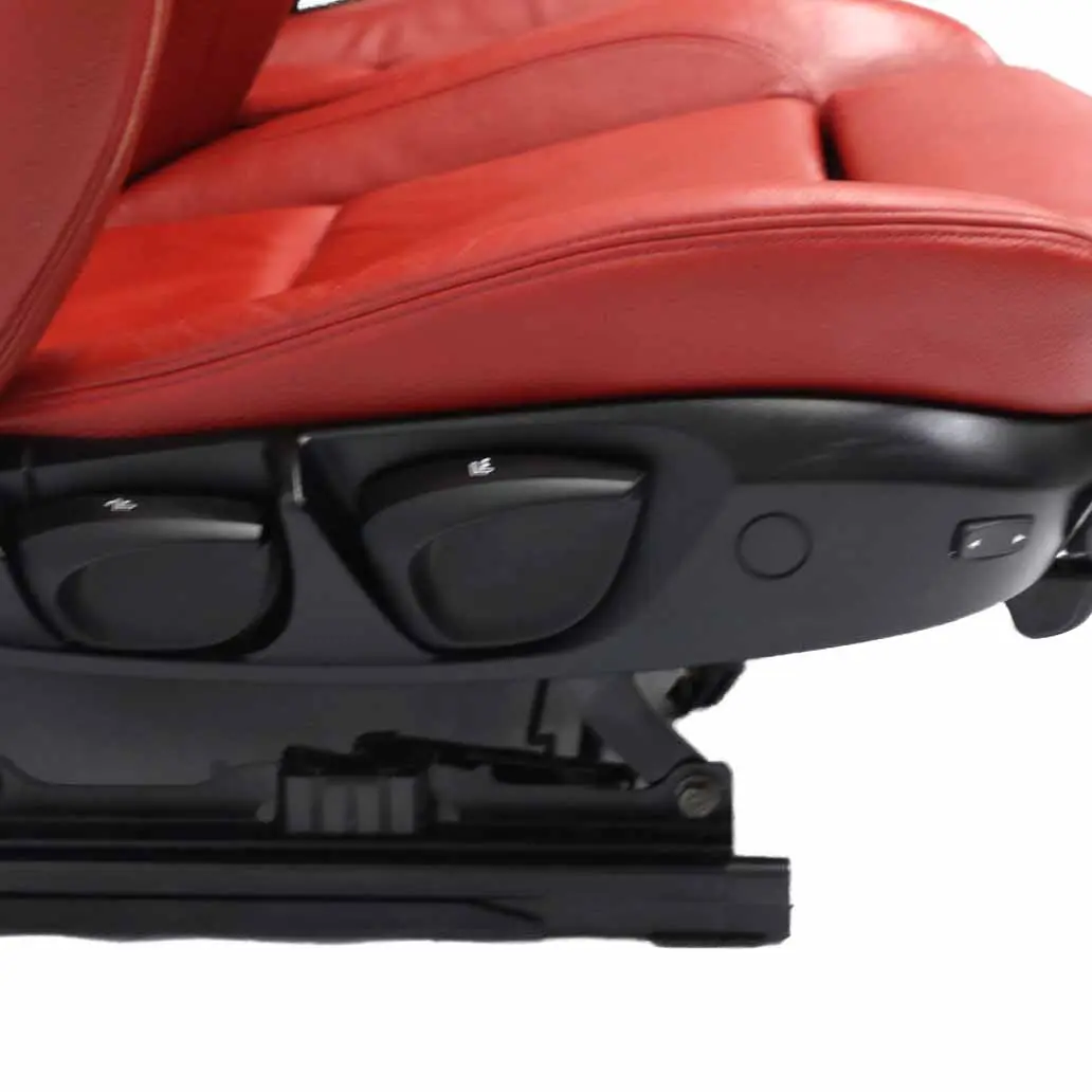 BMW Coupe M Sport Heated Red Leather Boston Korall Red Interior Seats - SKU E82 Sport Red Leather Seats - Part number E82